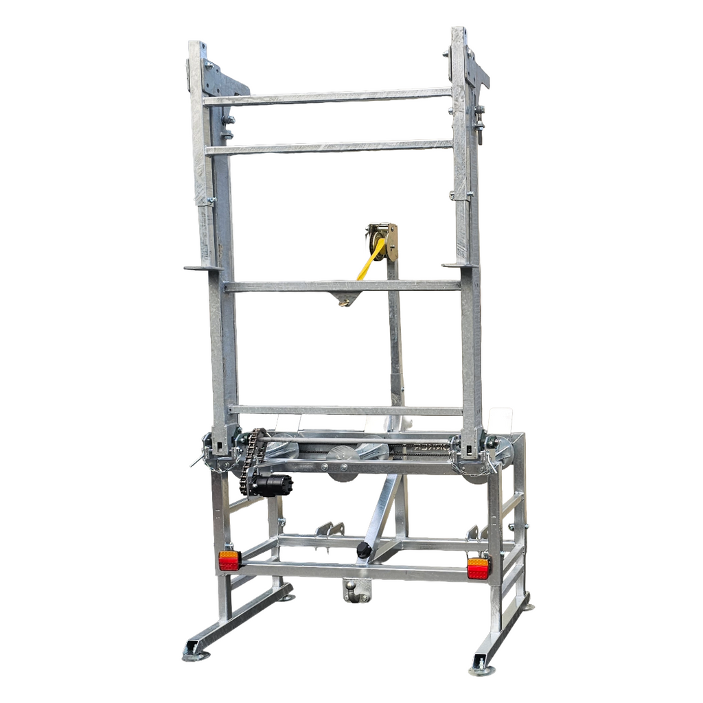 Zuführtisch für den Anbau, klappbar