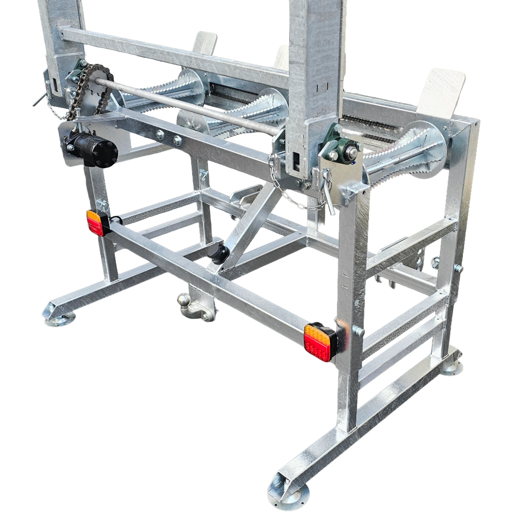 Zuführtisch für den Anbau, klappbar